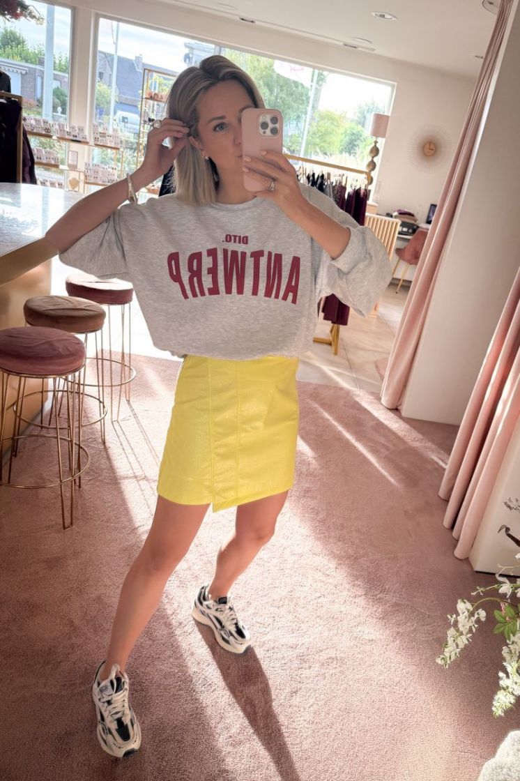 FUNKY skirt fluo yellow