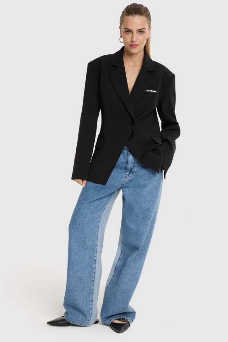 Woven Mix Denim light blue deni