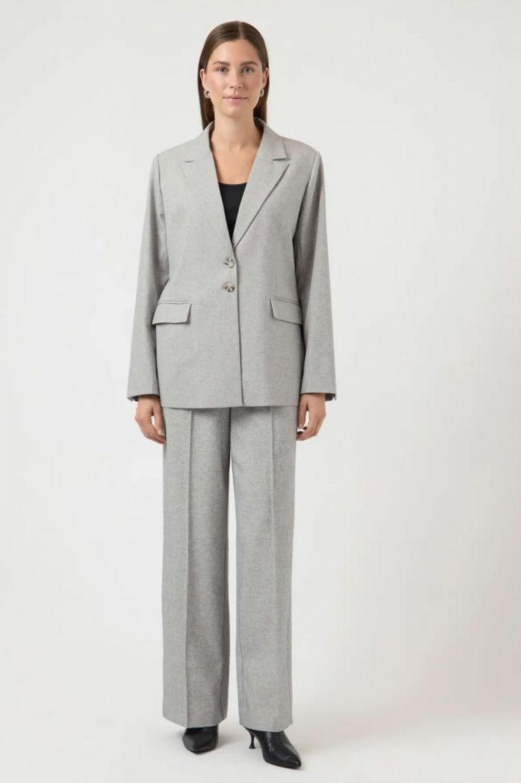 YASRIU LS BLAZER S. NOOS light grey mela