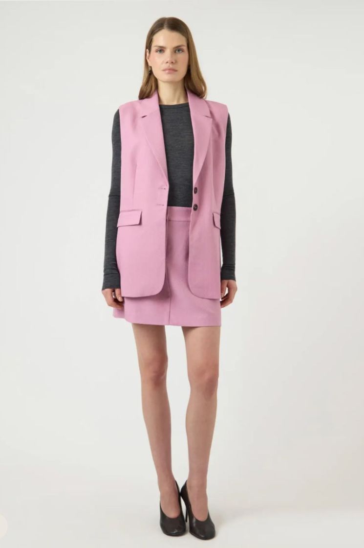 YASTUMLA SL WAISTCOAT moonlite mauve