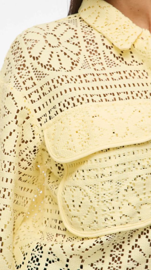 VIMERINDA CROCHET pastel yellow