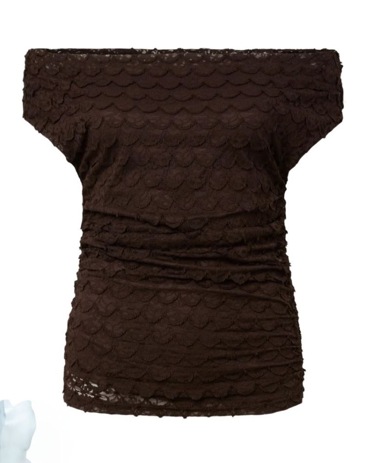 YASKATANA SL OFF SHOULDER coffee bean