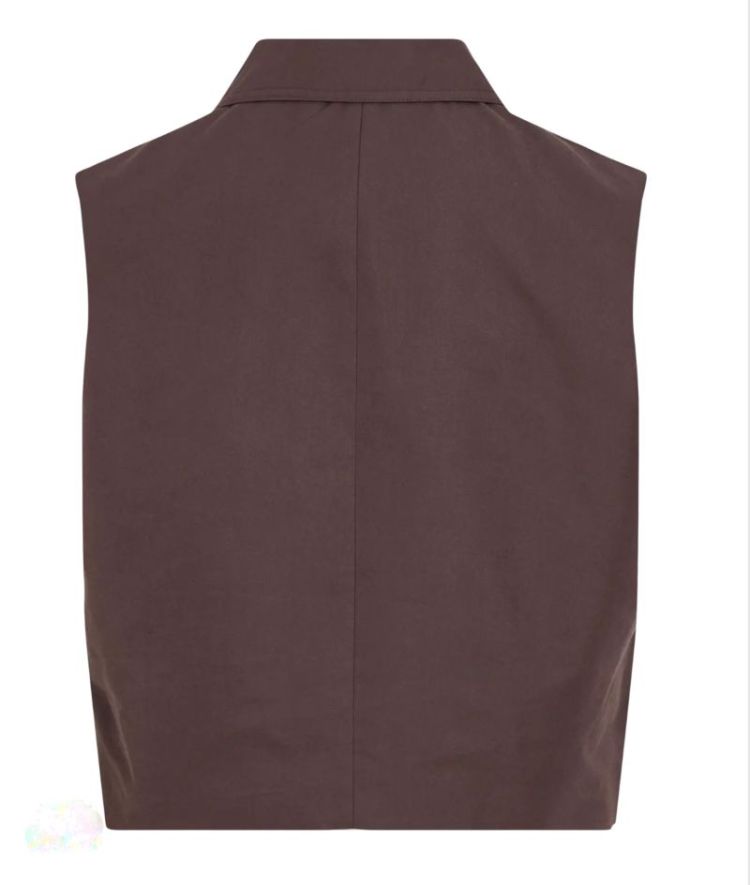 ROUFRANSISKA MIA WAISTCOAT seal brown