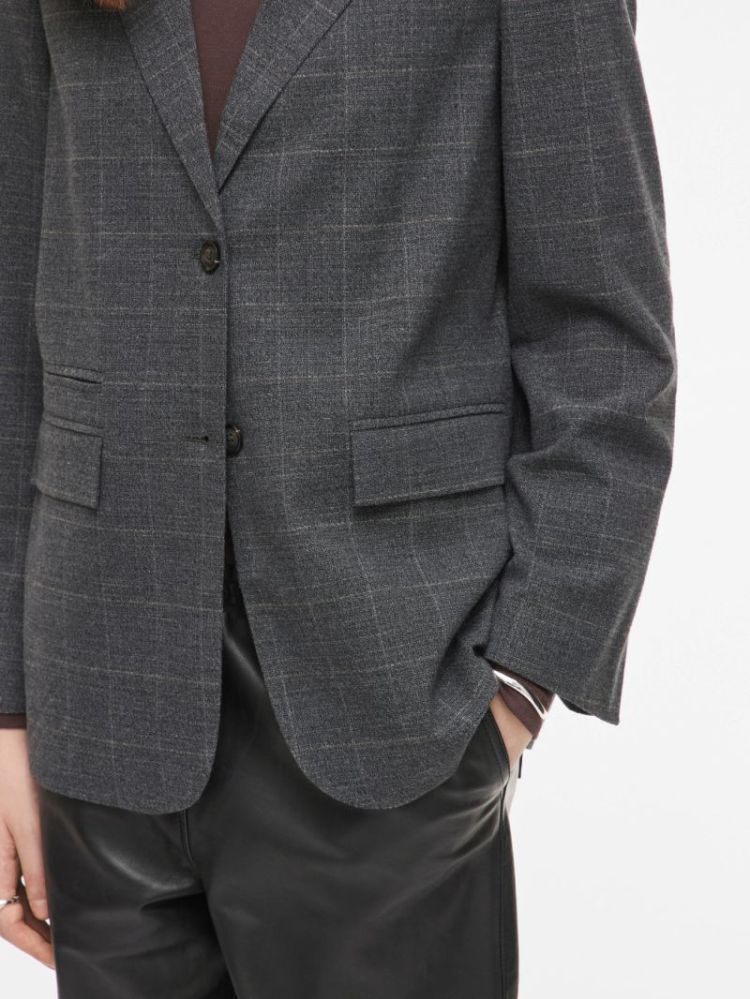 ROUCARA blazer meteorite grey