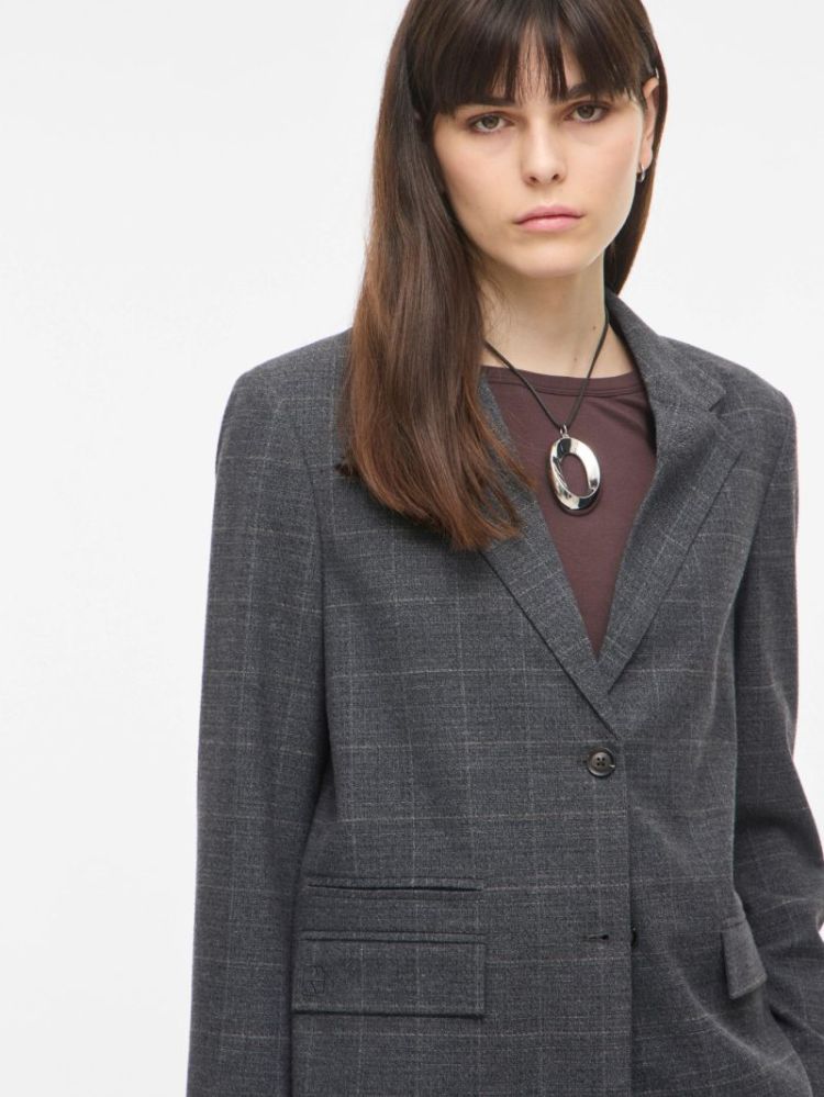ROUCARA blazer meteorite grey