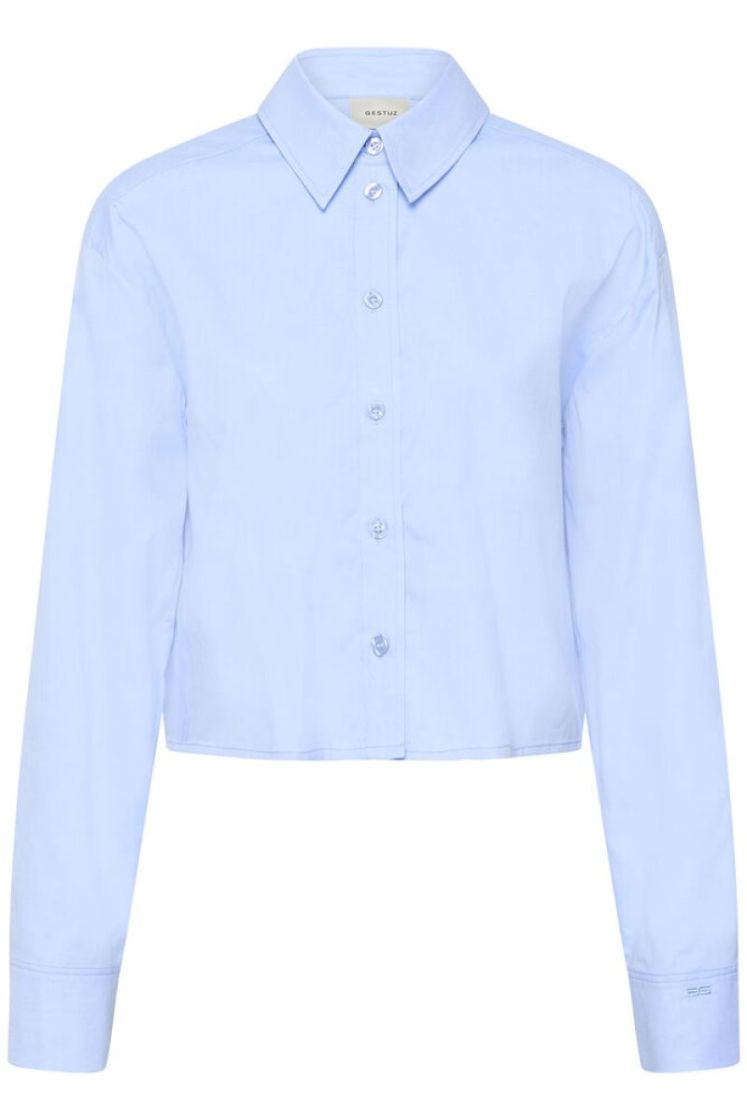 GZyork short shirt chambray blue