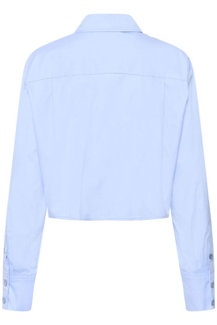 GZyork short shirt chambray blue