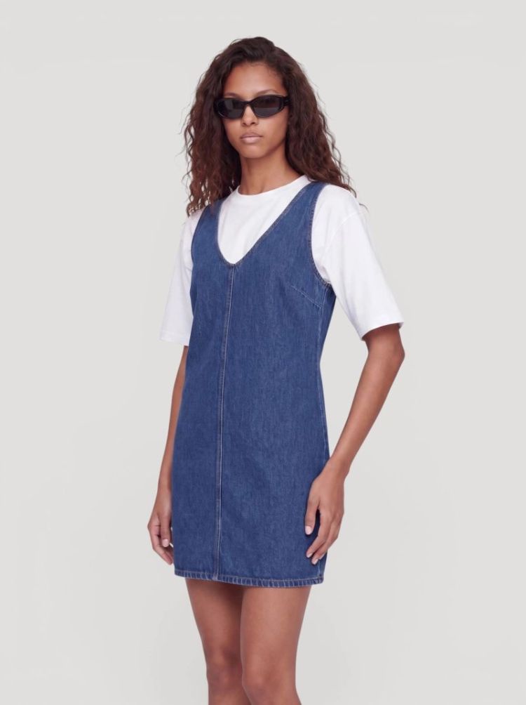 Kana Denim Dress mid blue denim