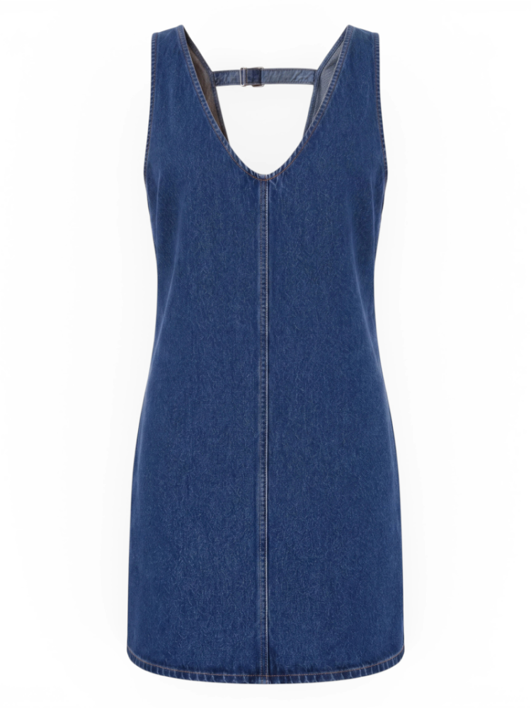 Kana Denim Dress mid blue denim