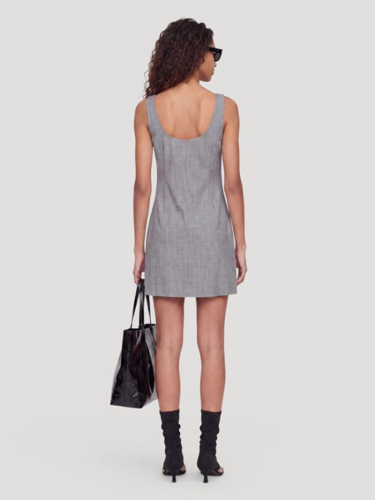 Ezra dress grey melange