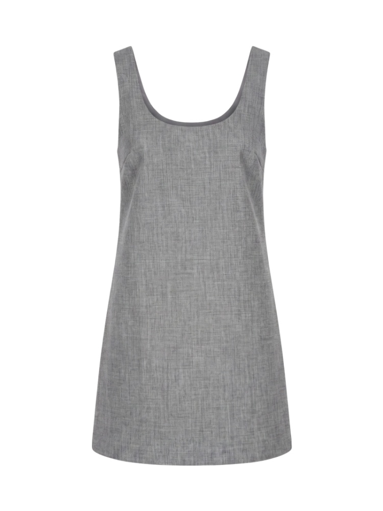 Ezra dress grey melange