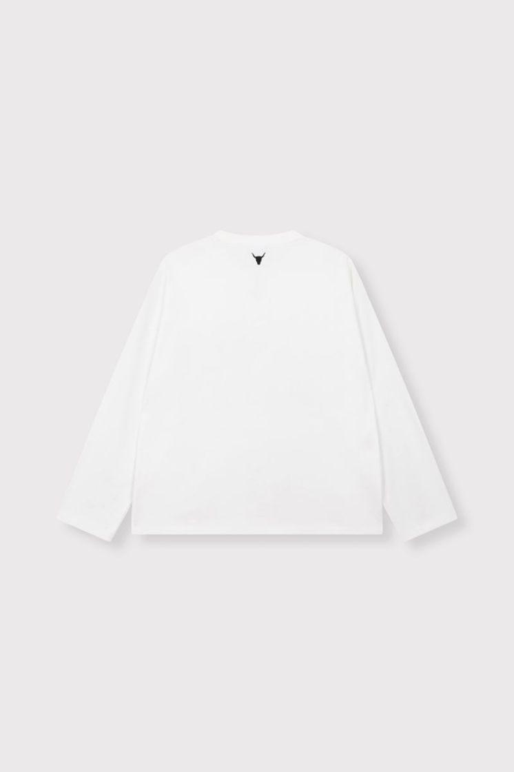 Knitted I Love Alix Longsleeve soft white