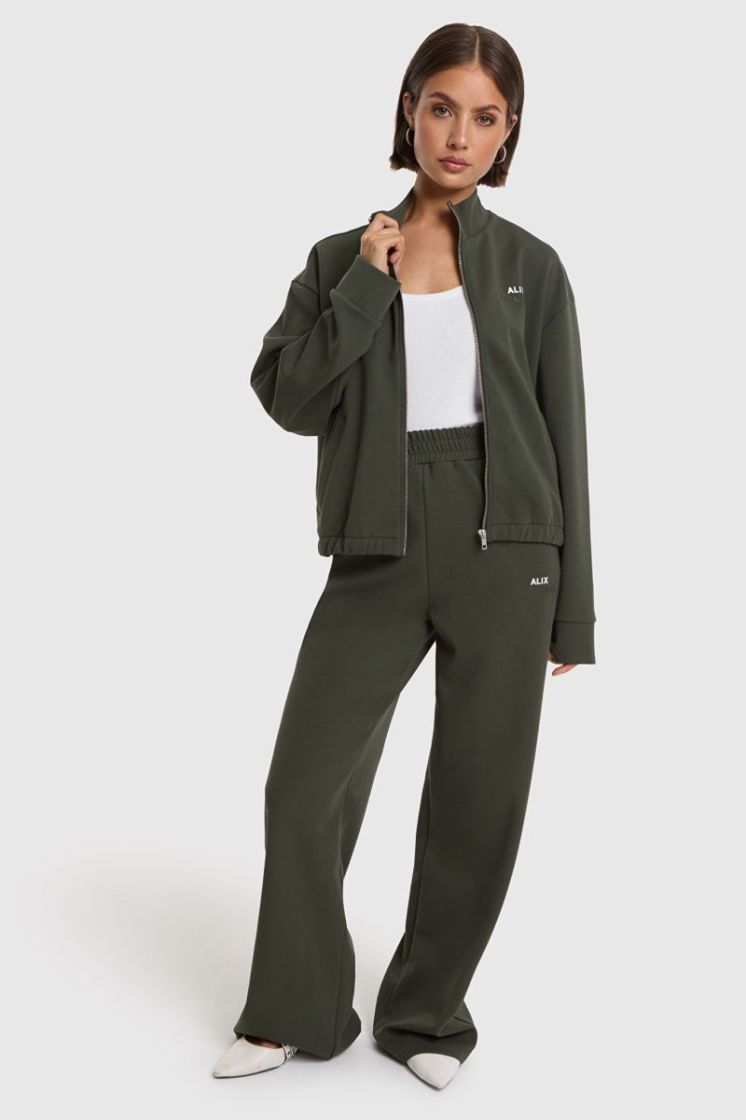 Knitted Alix Jacket army