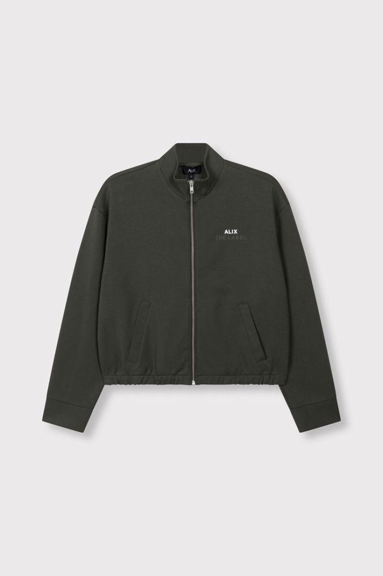Knitted Alix Jacket army