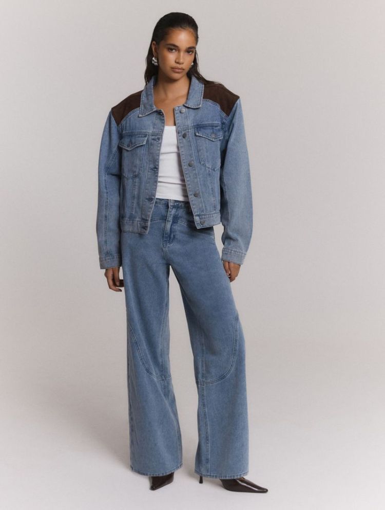 Luxi blue denim